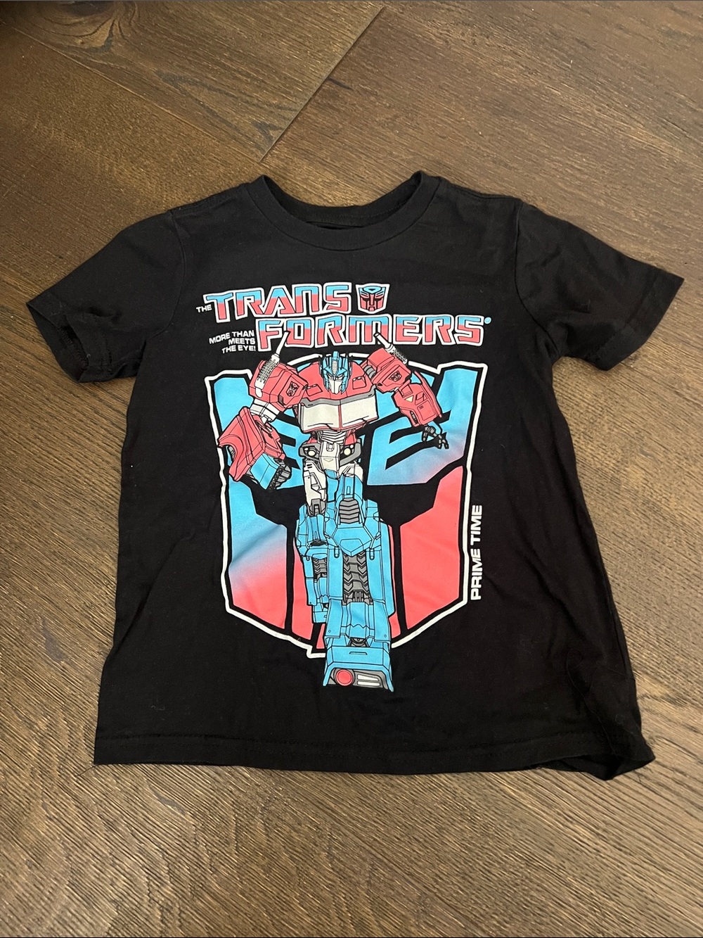 Boys' Black Graphic Tee - Optimus Prime